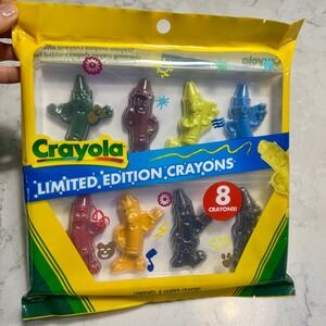 Limited Edition Crayola Character-Shaped Crayons – Set of 8 (New, Sealed